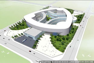 造型新颖的科技园精品建筑设计模型及其机电系统集成